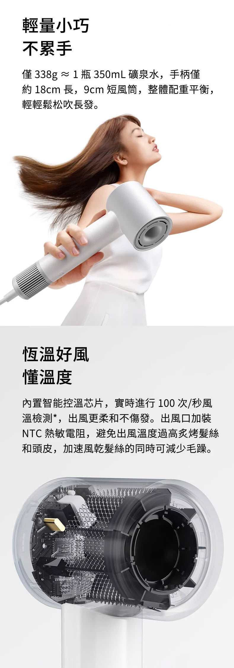 小米 - 米家高速風筒 H501SE (白色) (GSH509LF)