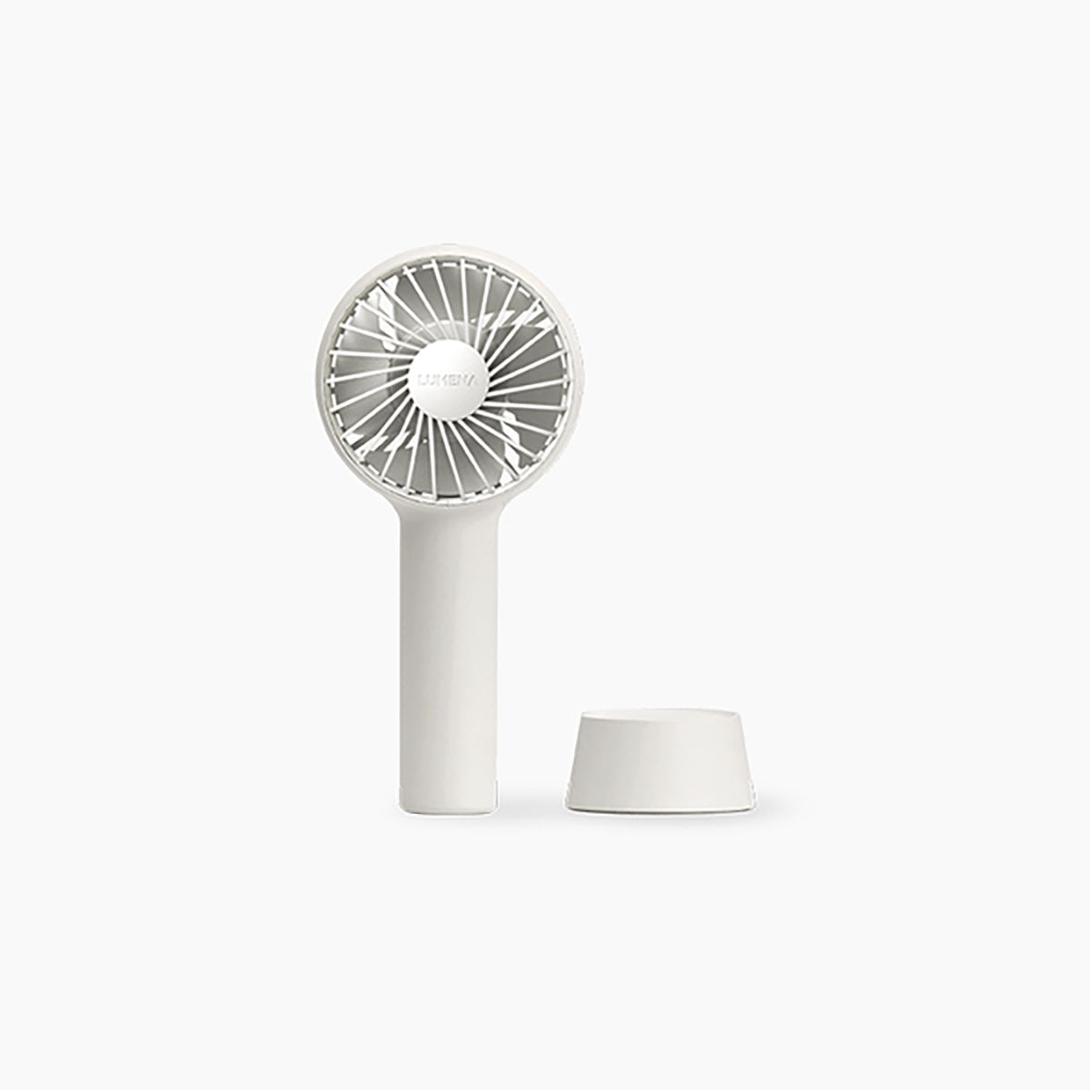 Lumena Fan C 2 Portal Wireless Fan (Cream White/Light Coral/Midlight Purple)