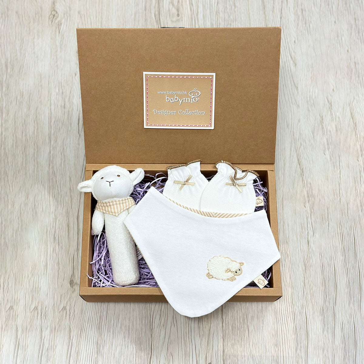 米爾寶寶-有機棉初生嬰兒禮盒套裝 B