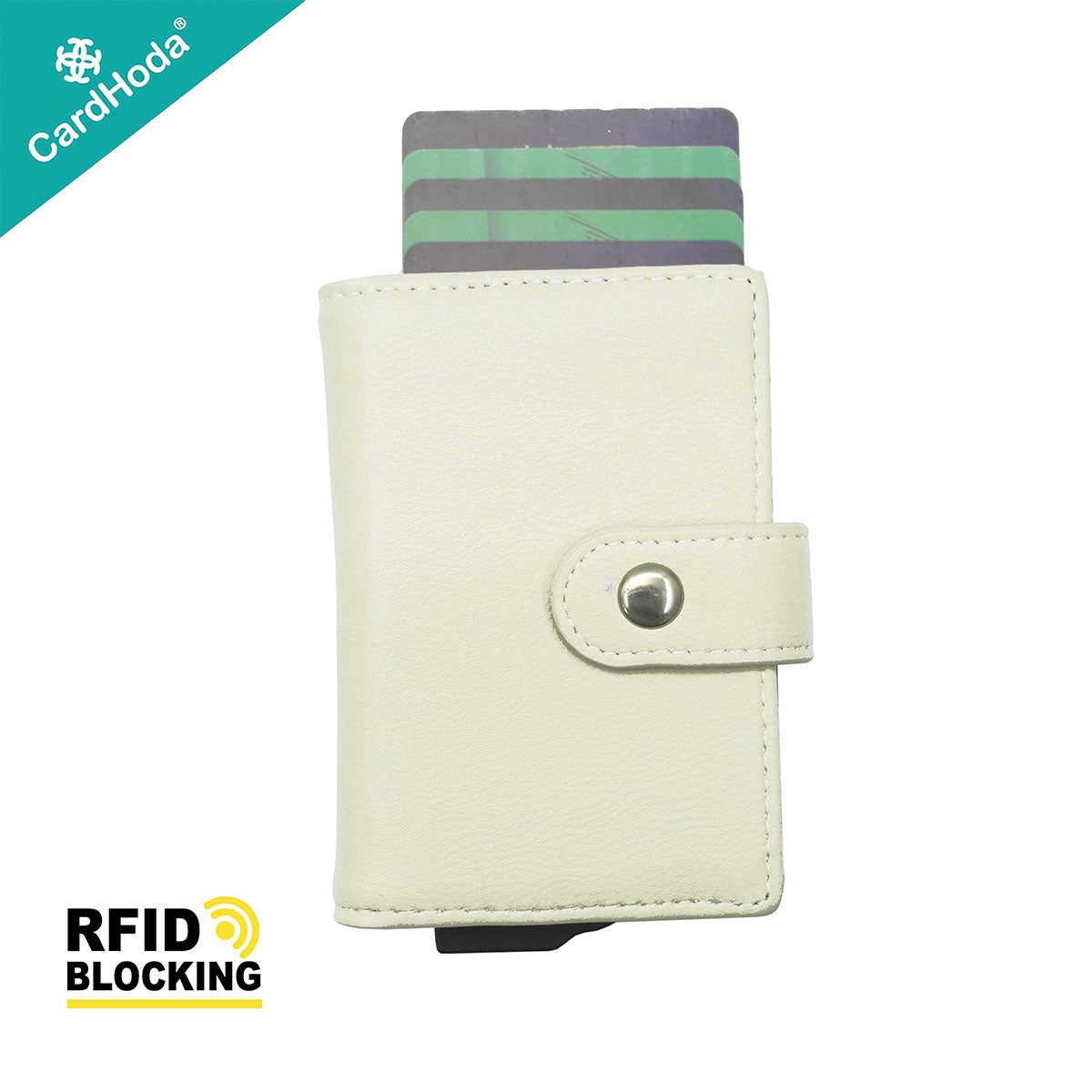 [寄海外] CardHoda - Mini RFID 防盜卡 PU 皮款銀包（玄米灰 / 迷霧灰 / 可可啡）H10023-BON