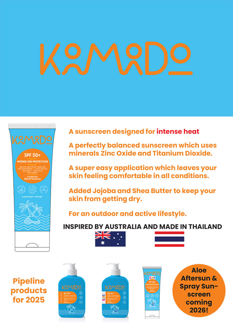 Komodo 強效防曬乳霜 SPF 50+ 100 ml