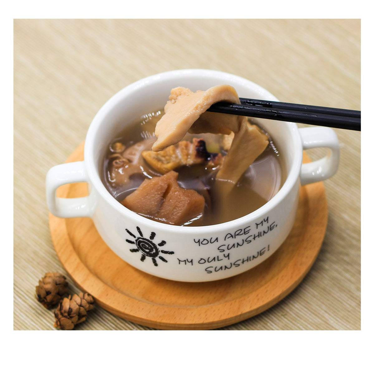 MAMA730 御壹工房 蓮藕章魚螺片燉豬展湯 Yoyo Kitchen Pork Soup with Lotus Root, Conch Meats and Octopus