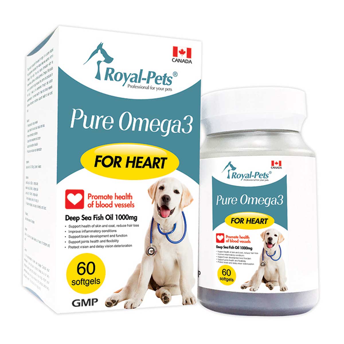 MAMA730 Royal-Pets 純正魚油丸 60粒軟膠囊 Royal-Pets Omega 3 60 softgels