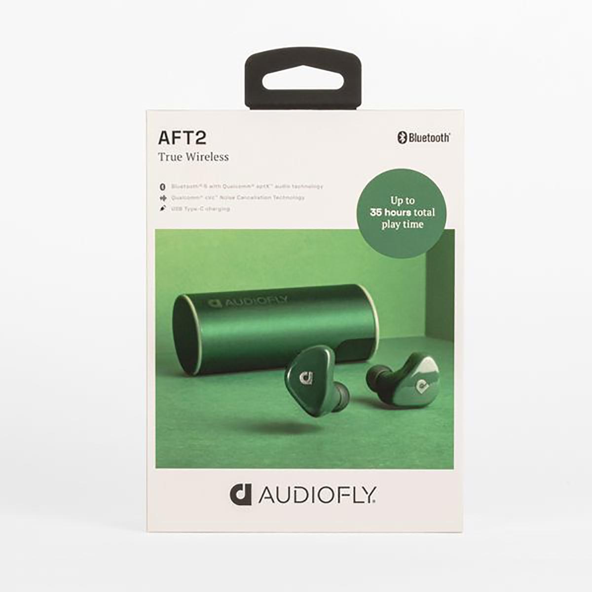 AUDIOFLY AFT2 真無線藍牙耳機(葉綠色)