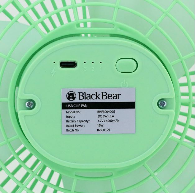 BLACK BEAR - USB 桌面夾子風扇 BHF300400G