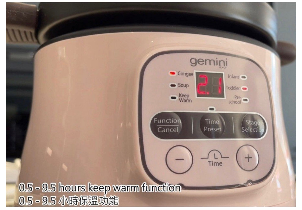 Gemini 嬰兒保溫粥湯煲