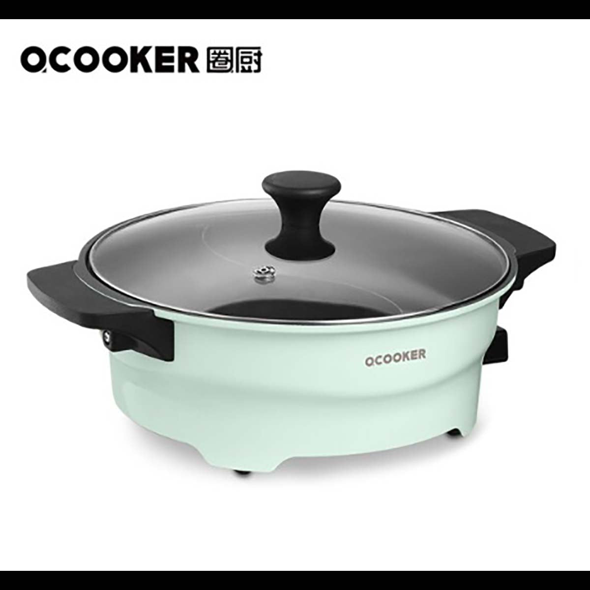 小米有品 Qcooker 圈廚 多功能一體式鴛鴦電火鍋 4L CR-HG03