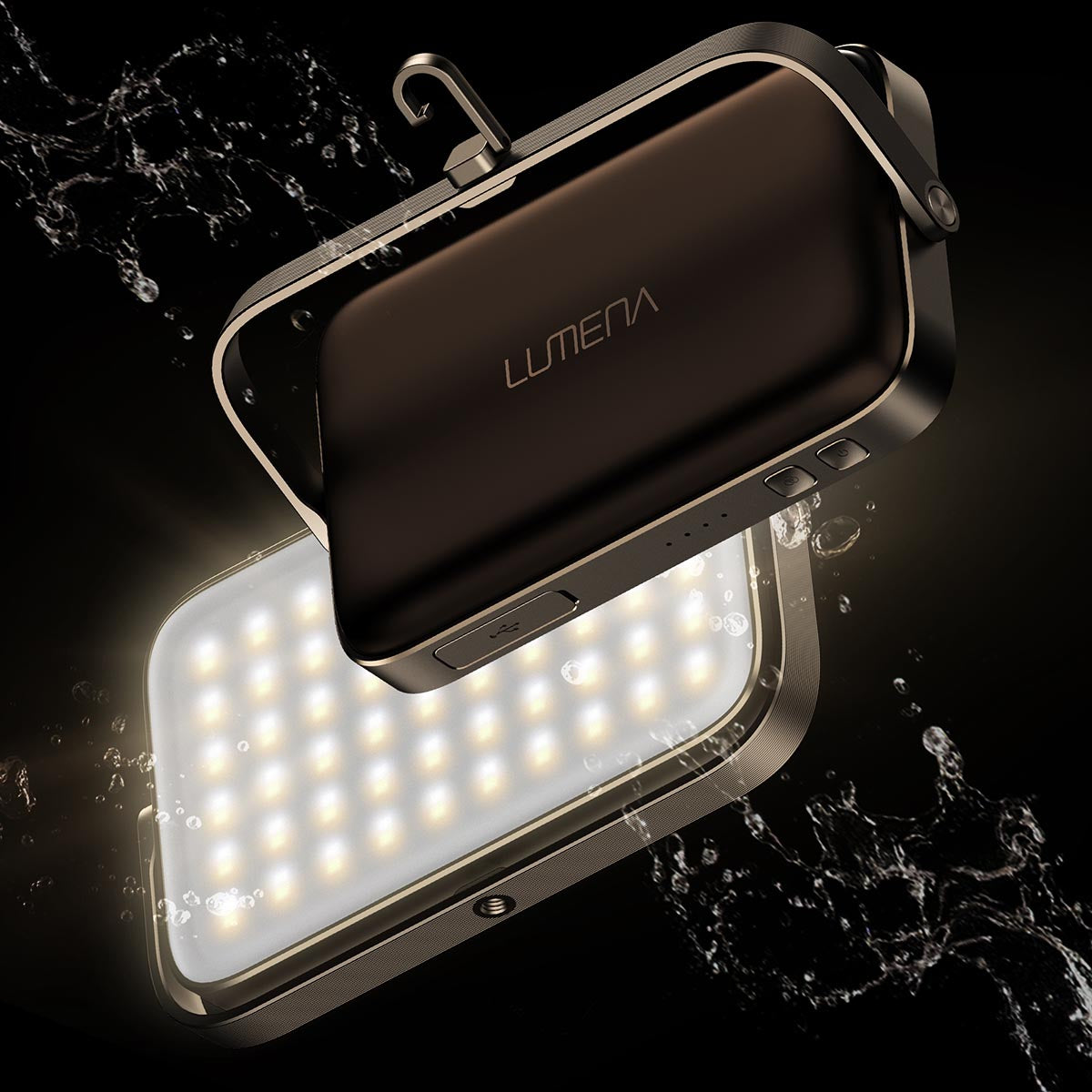 LUMENA PLUS 2 行動電源照明LED燈（黑色 / 啡色）
