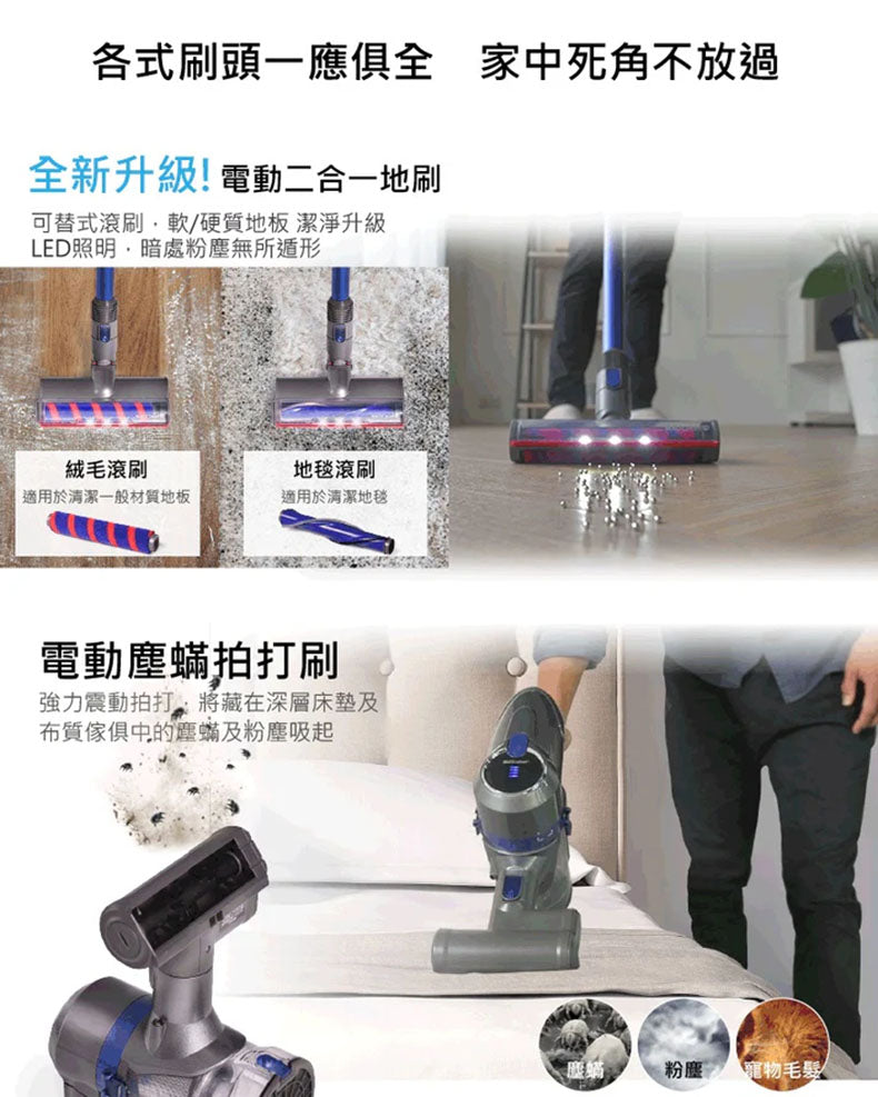 Bmxmao - 手持無線吸塵器MAO Clean M6藍色
