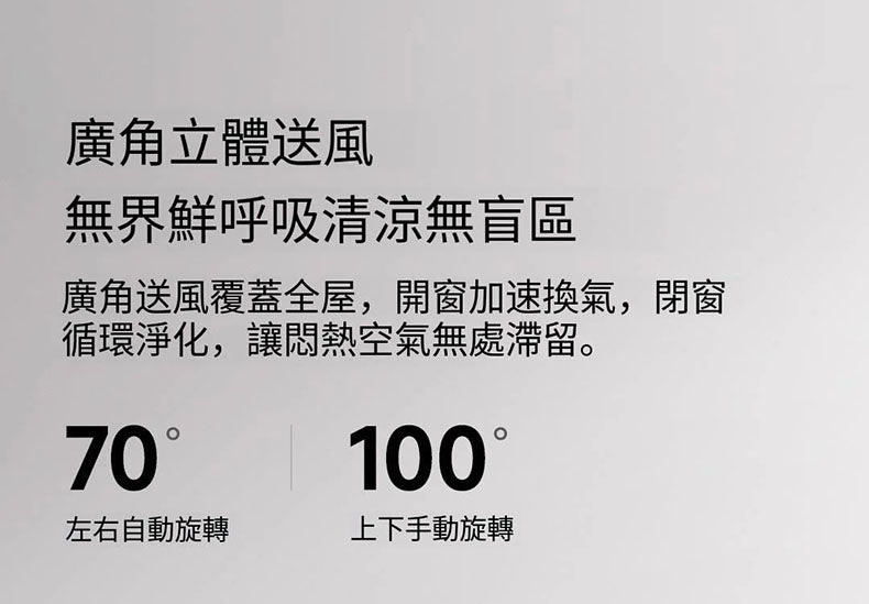小米有品 - FIVE HOME 福愛屋桌上型空氣循環扇