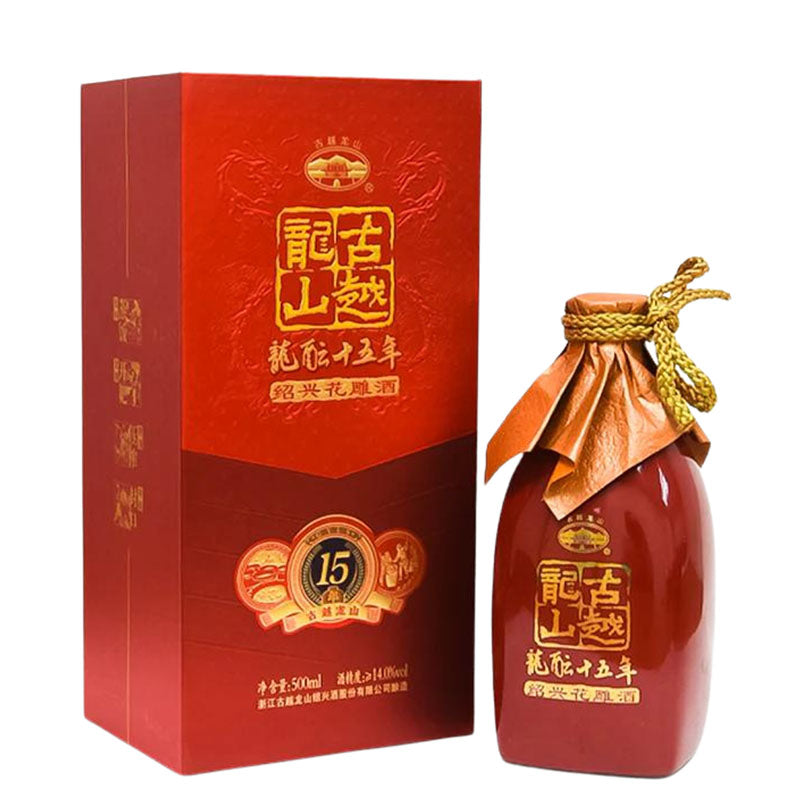 古越龍山龍醞十五年陳花雕酒500ml