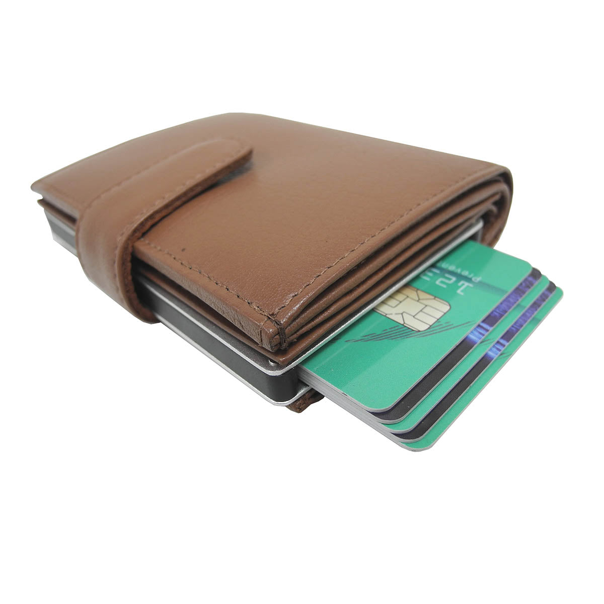 [寄海外] CardHoda - RFID 防盜卡片套真皮銀包（藍色 / 黑色 / 啡色 / 淺啡 / 灰色）18-1097-P04001