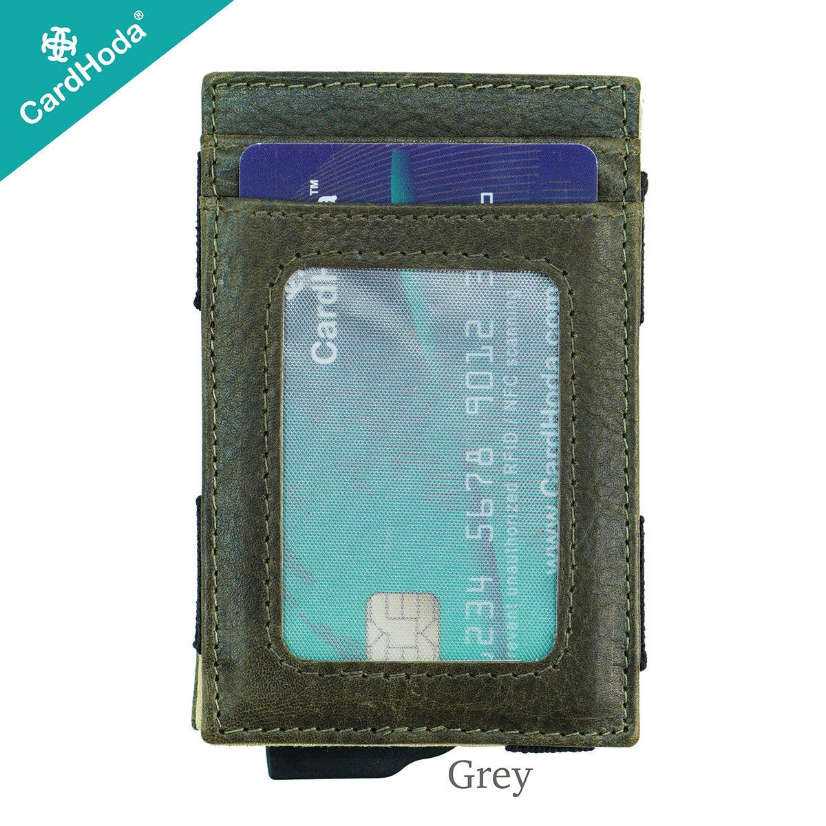 [寄海外] CardHoda - RFID 智能防盜真皮卡套（黑色 / 啡色 / 深啡 / 灰色）19-1171-P09001