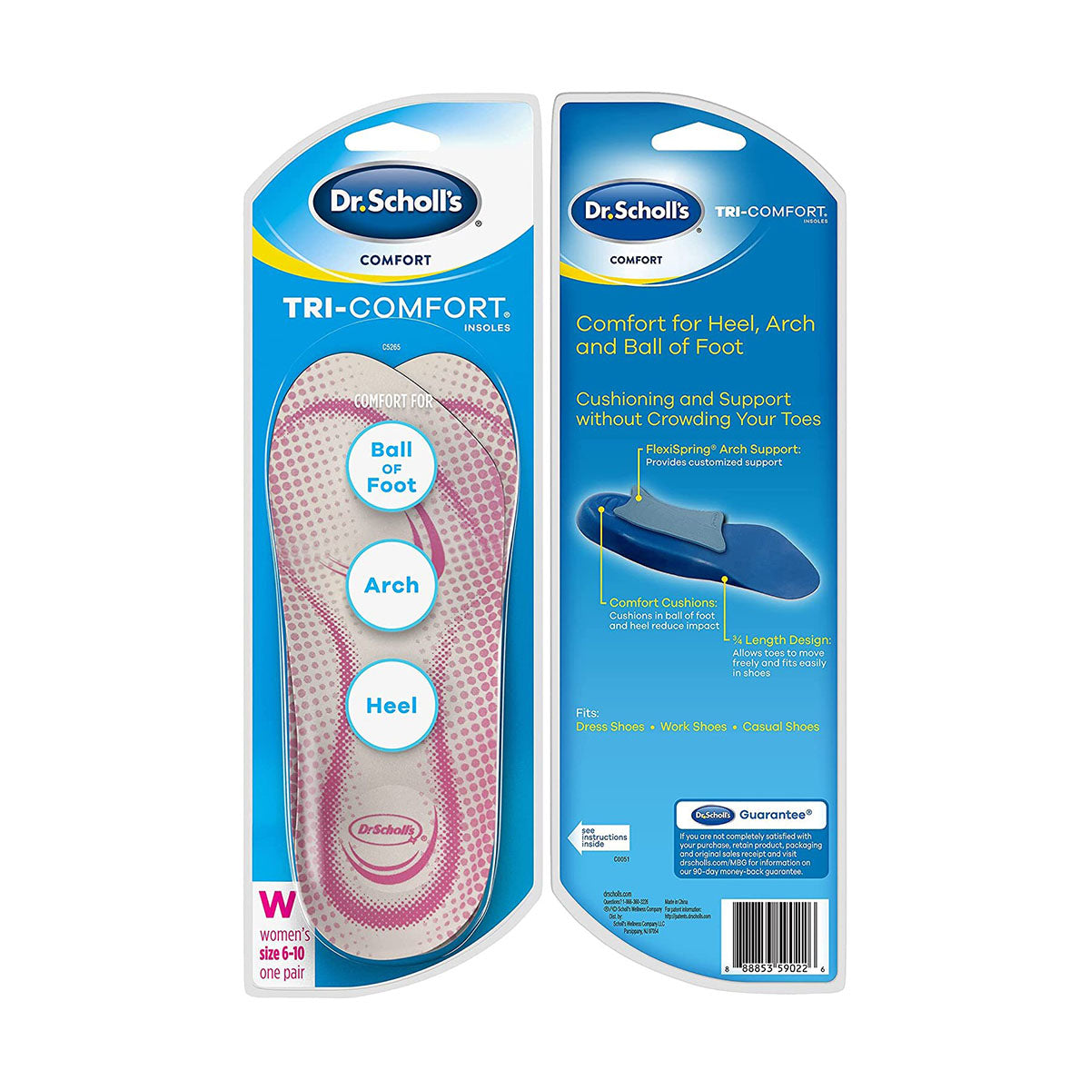 Dr. Scholl's Comfort 系列 TRI-Comfort 鞋墊 (女士款)