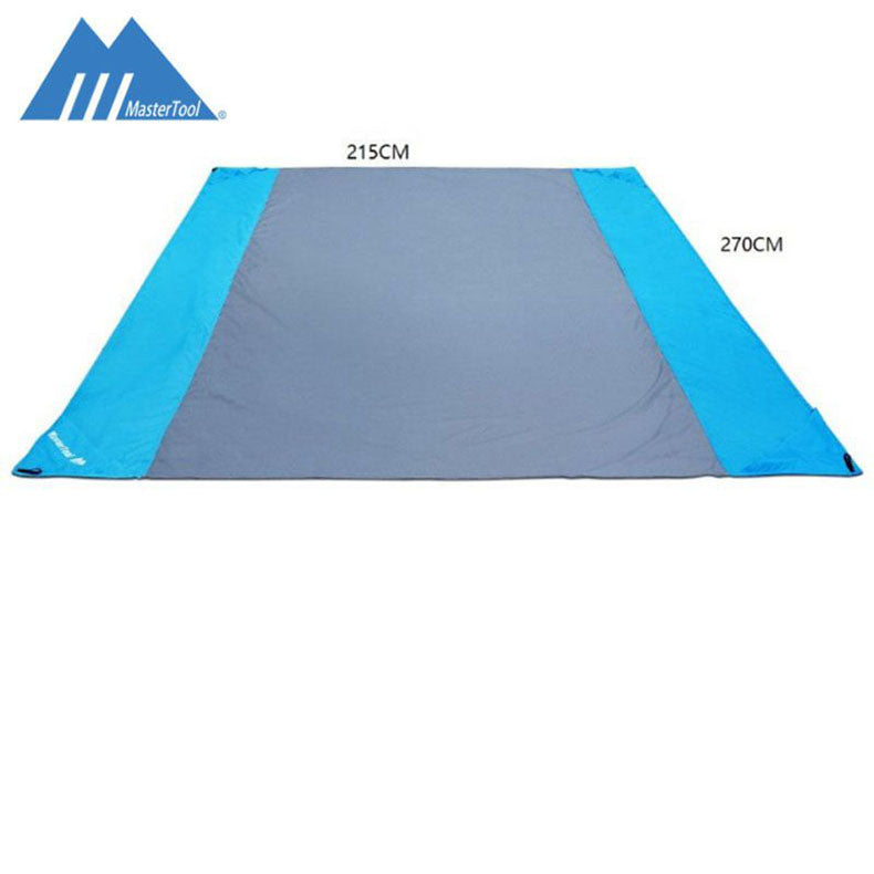 MasterTool 超輕超薄防水沙灘墊 遮篷布（大號 215x270cm）