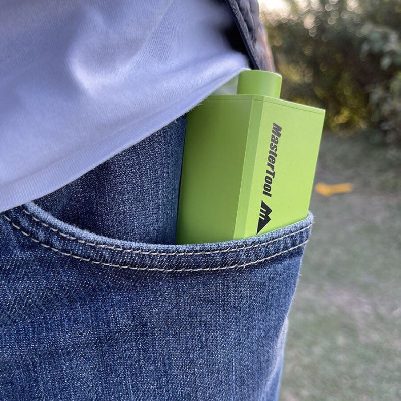 MasterTool 便攜式 USB 充氣泵（綠色）