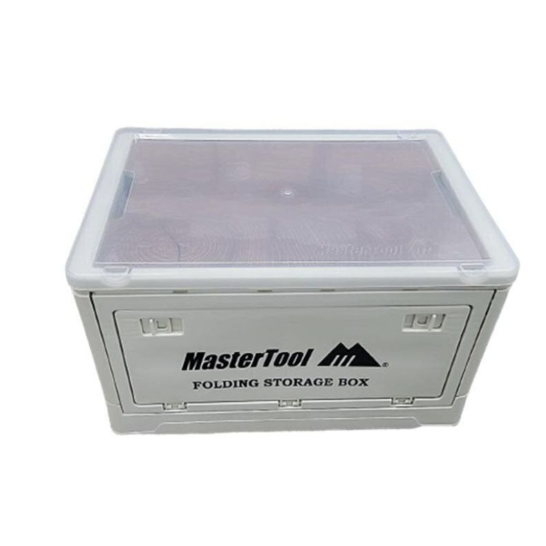MasterTool 55L 戶外露營折疊收納箱連透明收納蓋（2件套）