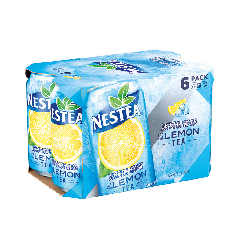 Nestea- 雀巢冰極檸檬茶315亳升X6X4罐裝罐裝 - 原箱