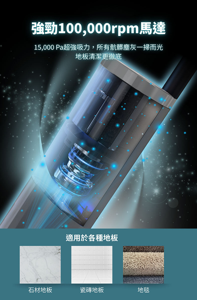 POWER LIVING - H28 升級版無線全自動乾濕兩用吸塵洗地機