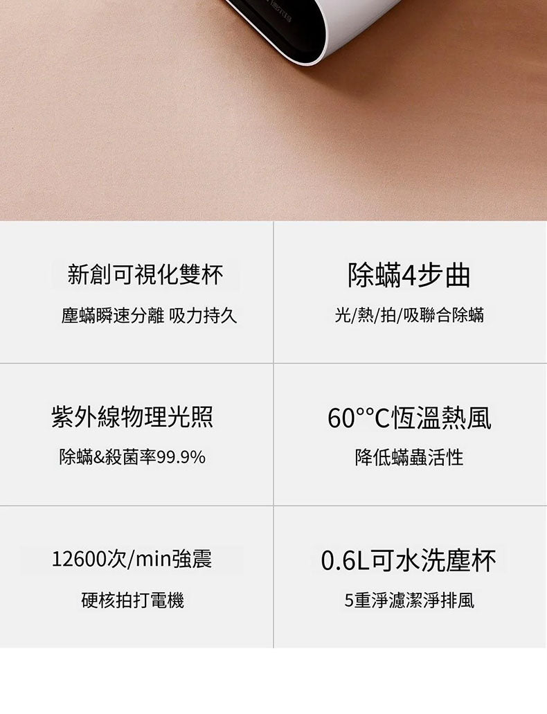 小米有品 - 德爾瑪雙塵杯除蟎儀 CM980