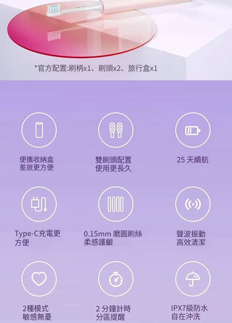 小米 - 米家聲波電動牙刷 T200C
