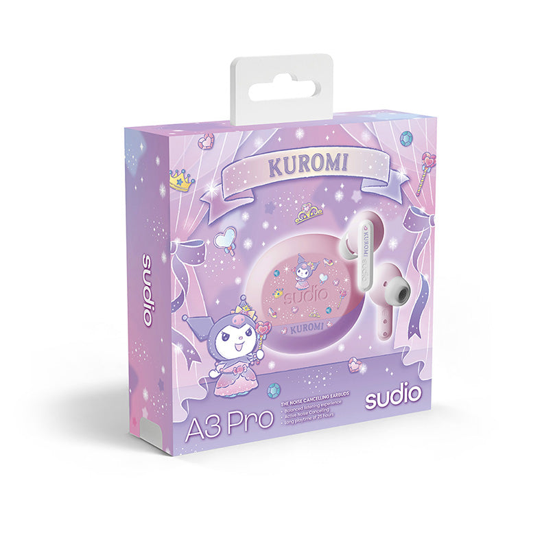 Sudio x Kuromi A3 Pro 主動降噪真無線藍牙耳機 (粉紅) Street Value Limited