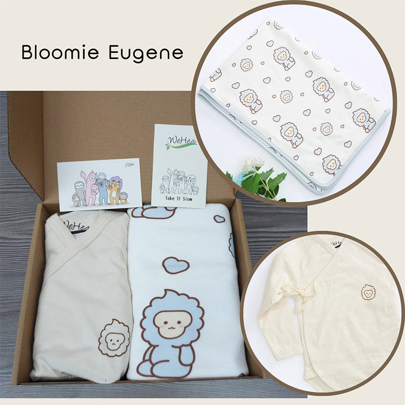 Bloomies -韓國有機棉初生嬰兒禮盒套裝｜滿月酒首選