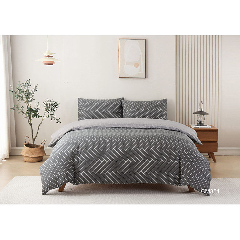 (預購) CASABLANCA | 活性純棉印花系列床品套裝 (單人/4呎雙人/4呎半雙人/加大)