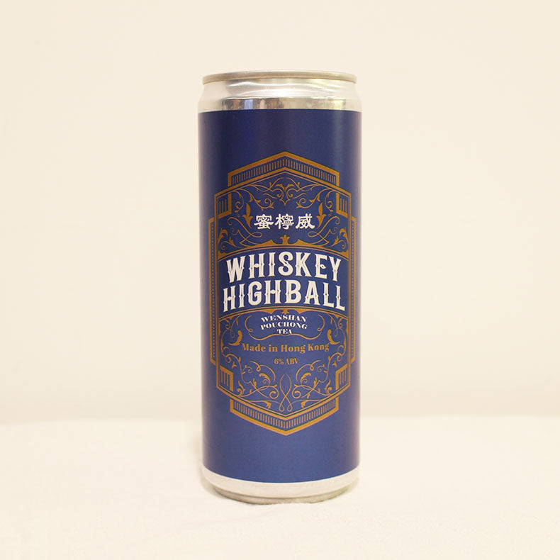 蜜檸威 - 威⼠忌梳打 330ml 12罐裝(檸檬+桃味+烏龍茶+伯爵茶)