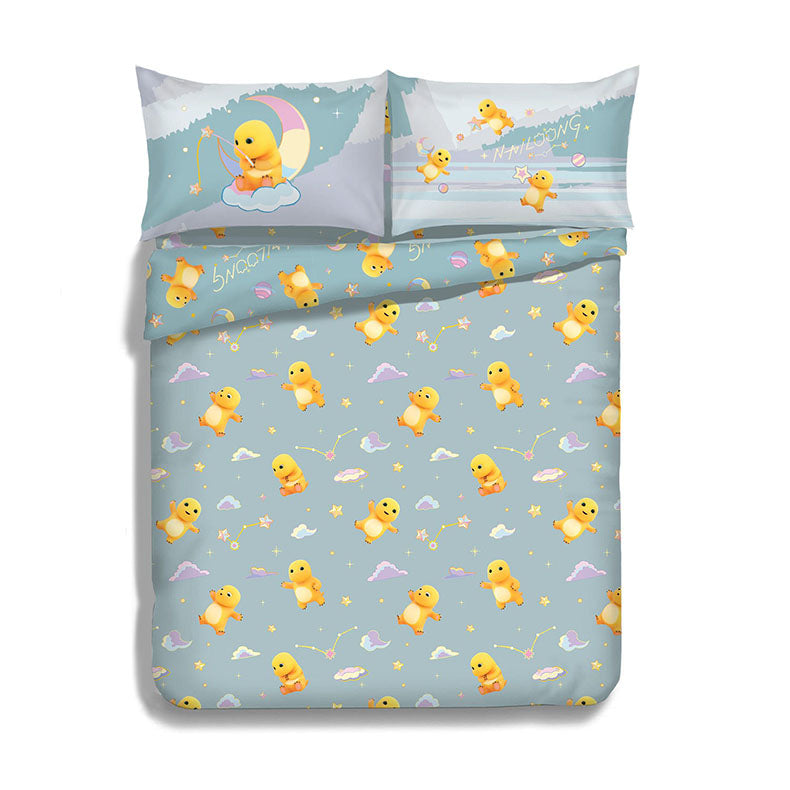 (預購) CASABLANCA |奶龍卡通純棉印花系列床品套裝 (單人/4呎雙人/4呎半雙人/加大)