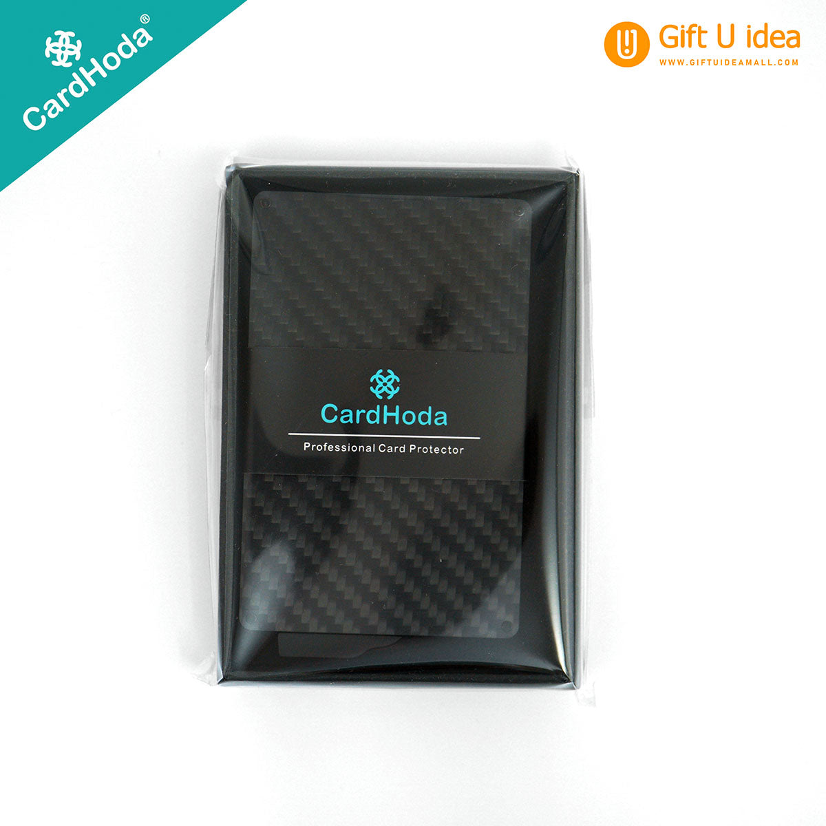 CardHoda - RFID 炭纖智能防盜卡套（黑色）超輕身款 P04001-BON-3K