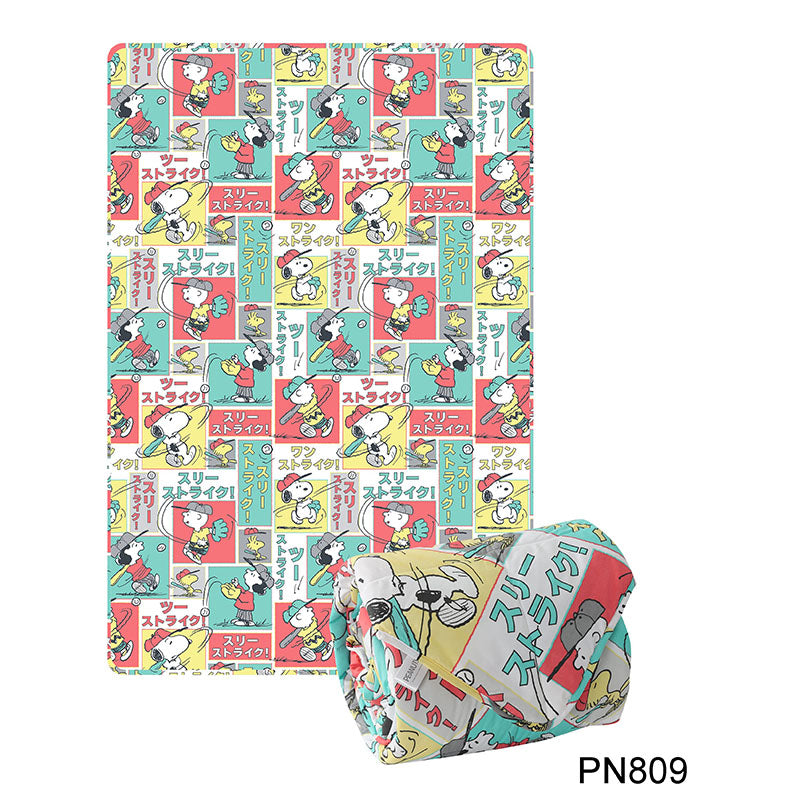 (預購) CASABLANCA | PEANUTS 卡通輕柔冷氣被 - 單人