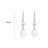 Kajal Naina Emi 珍珠白金鑽石耳環 Emi Pearl & Diamond Earring Danglers (WG)