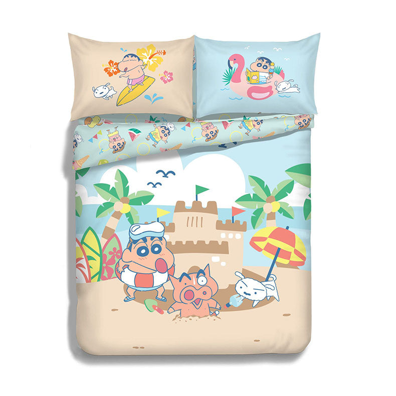 (預購) CASABLANCA | 蠟筆小新卡通純棉印花系列床品套裝 (單人/4呎雙人/4呎半雙人/加大)