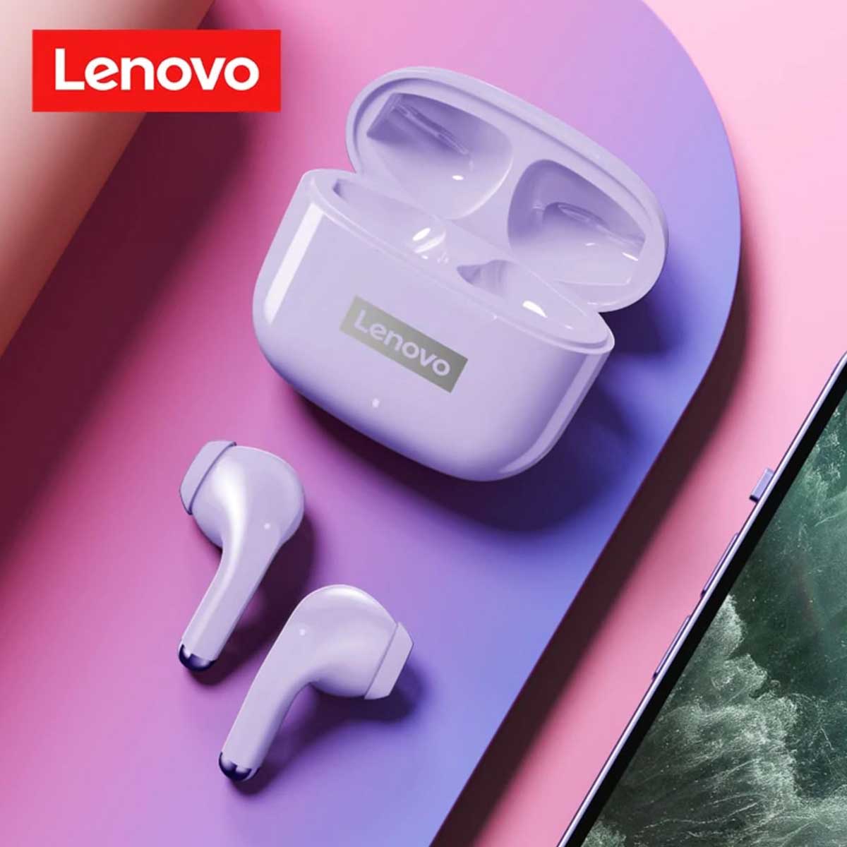 Lenovo LP40 PRO 真無線藍牙耳機 (黑/白/紫/粉/綠)