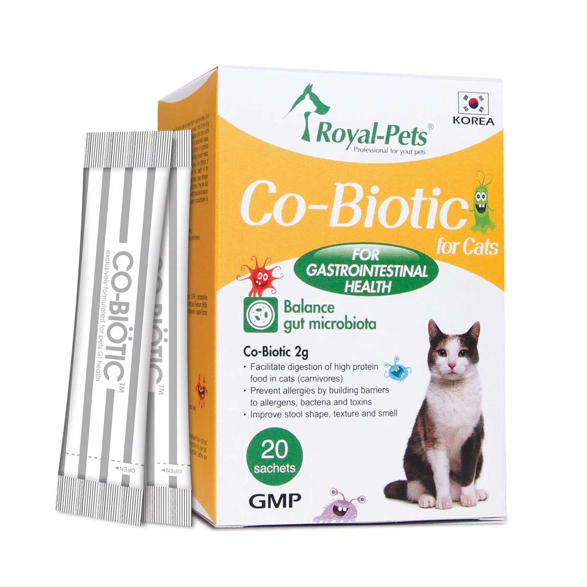 MAMA730 Royal-Pets Co-Biotic 貓用腸胃益生素 20小包 Royal-Pets Co-Biotic for Cats 20 sachets