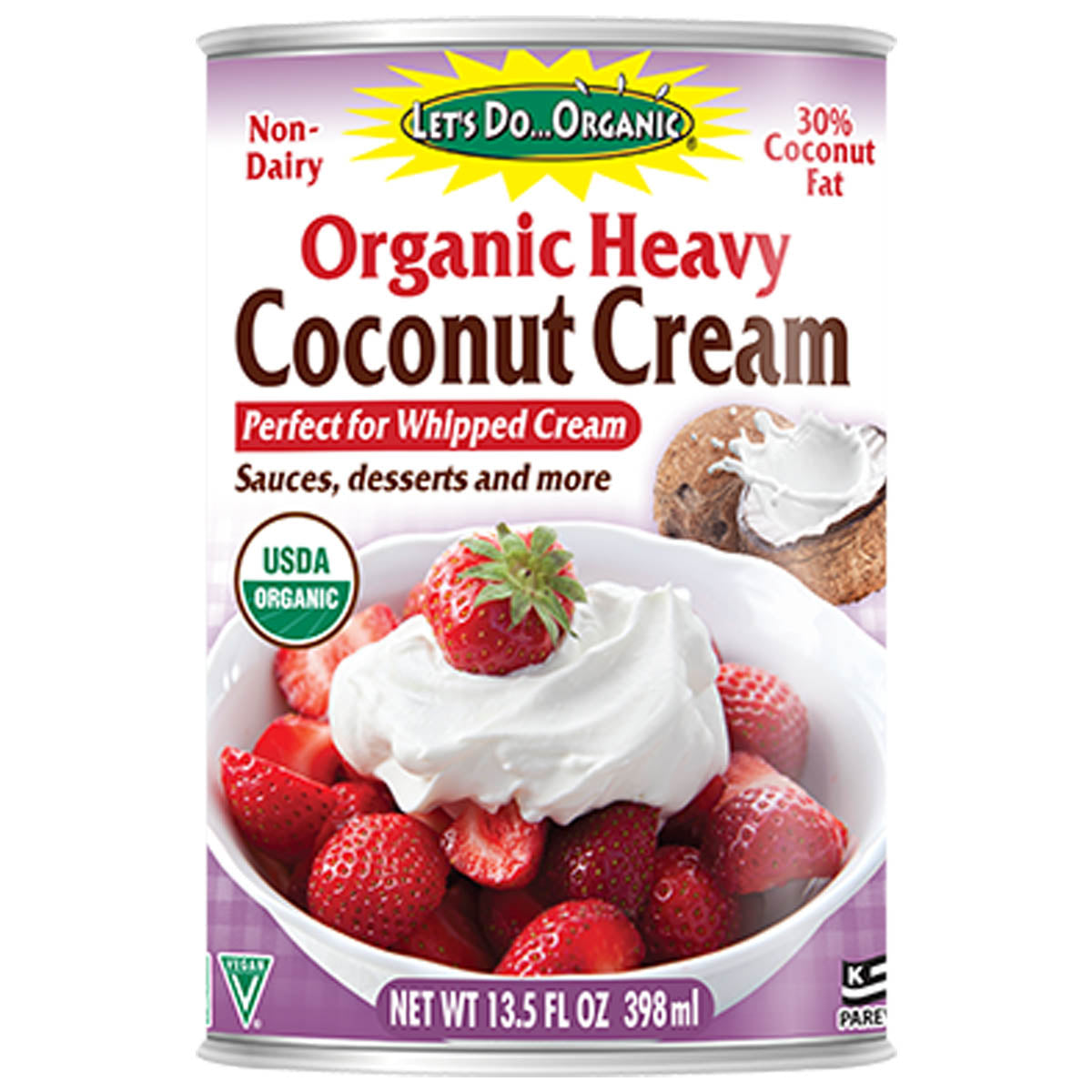 MAMA730 Let’s Do Organic 有機素食椰子忌廉 (30%脂肪) Let’s Do Organic Organic Heavy Coconut Cream (30% Fat)