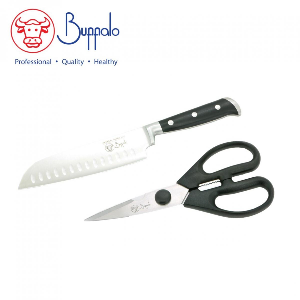 BUFFALO - 牛頭牌 日式廚師刀及廚剪套裝 596049