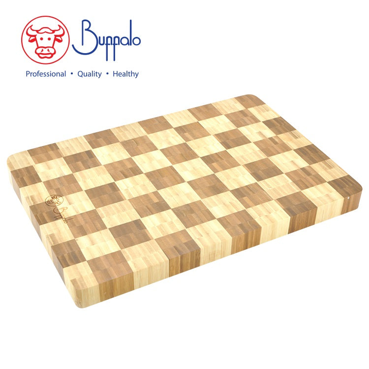 BUFFALO - 牛頭牌 長方形立拼雙色竹砧板（34 x 24 x 3cm）BF03CB3424-1