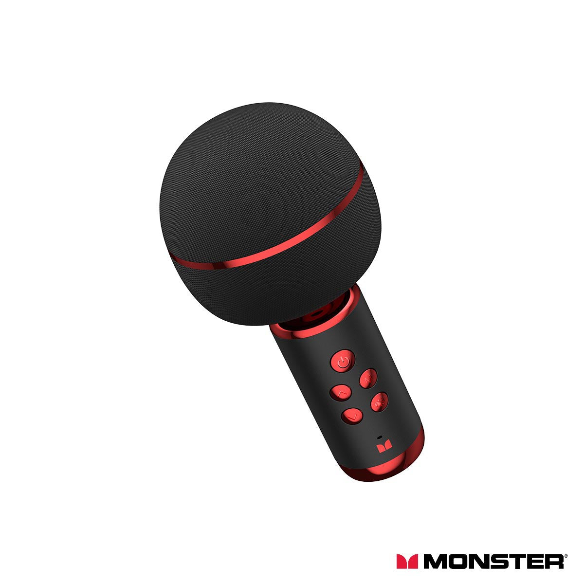 MONSTER M98 Mini Karaoke Microphone 可攜式唱K麥克風手機藍牙喇叭(黑/藍)