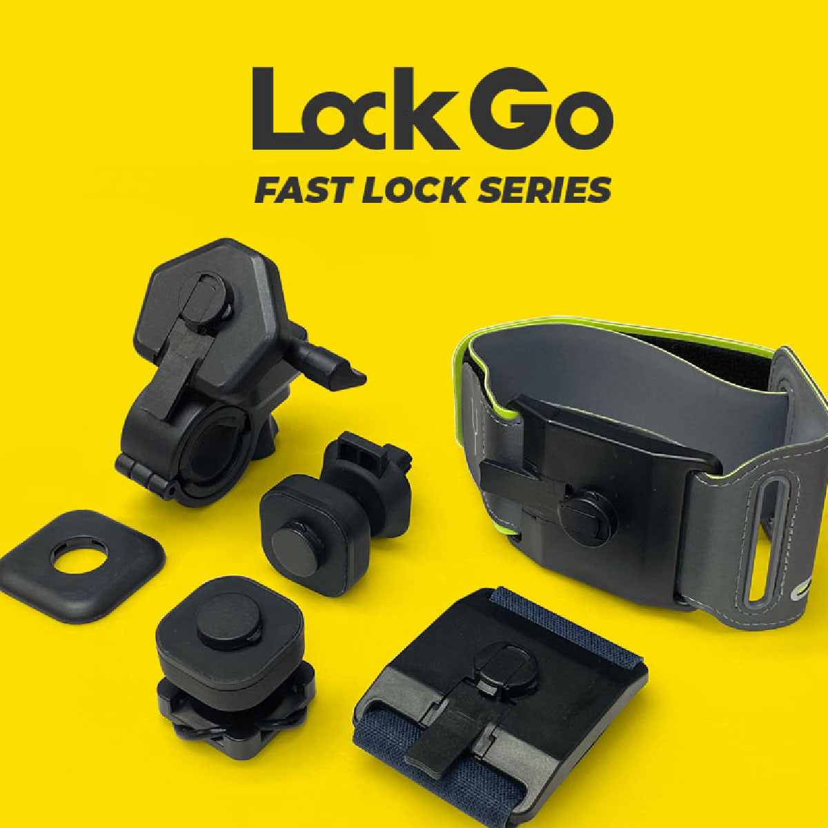 Lock Go - 車夾 (手機夾扣 快速裝拆 萬用扣)