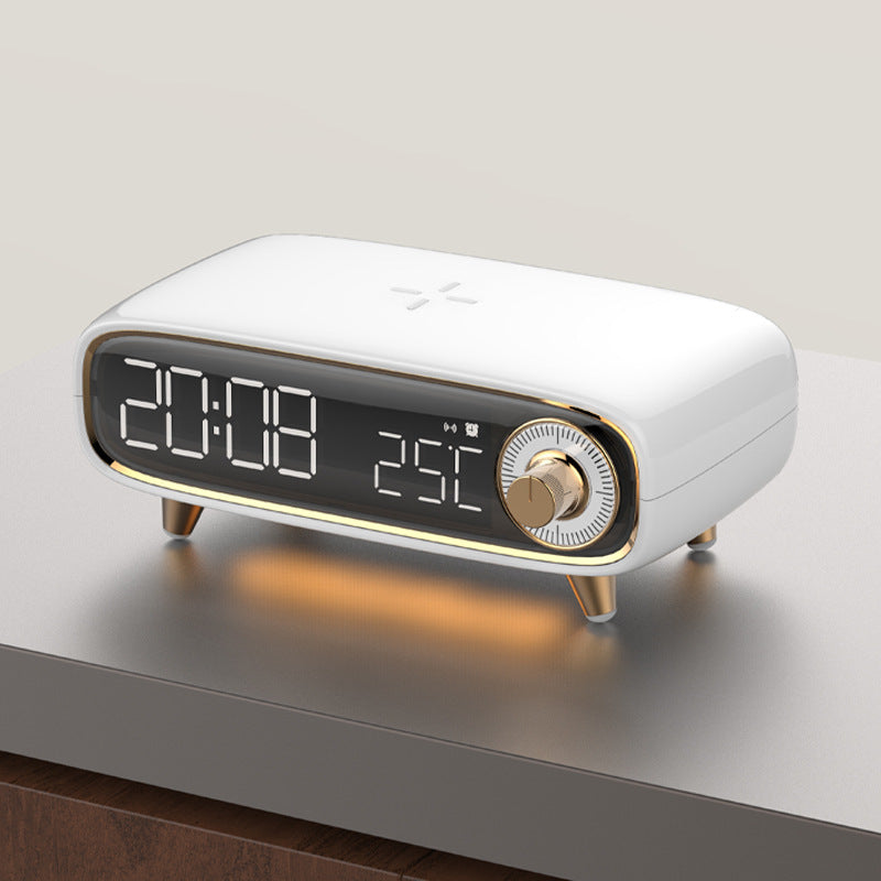 DREAMCLOX | 五合一無線充電藍牙音箱 溫度時鐘 小夜燈 (四色選擇)