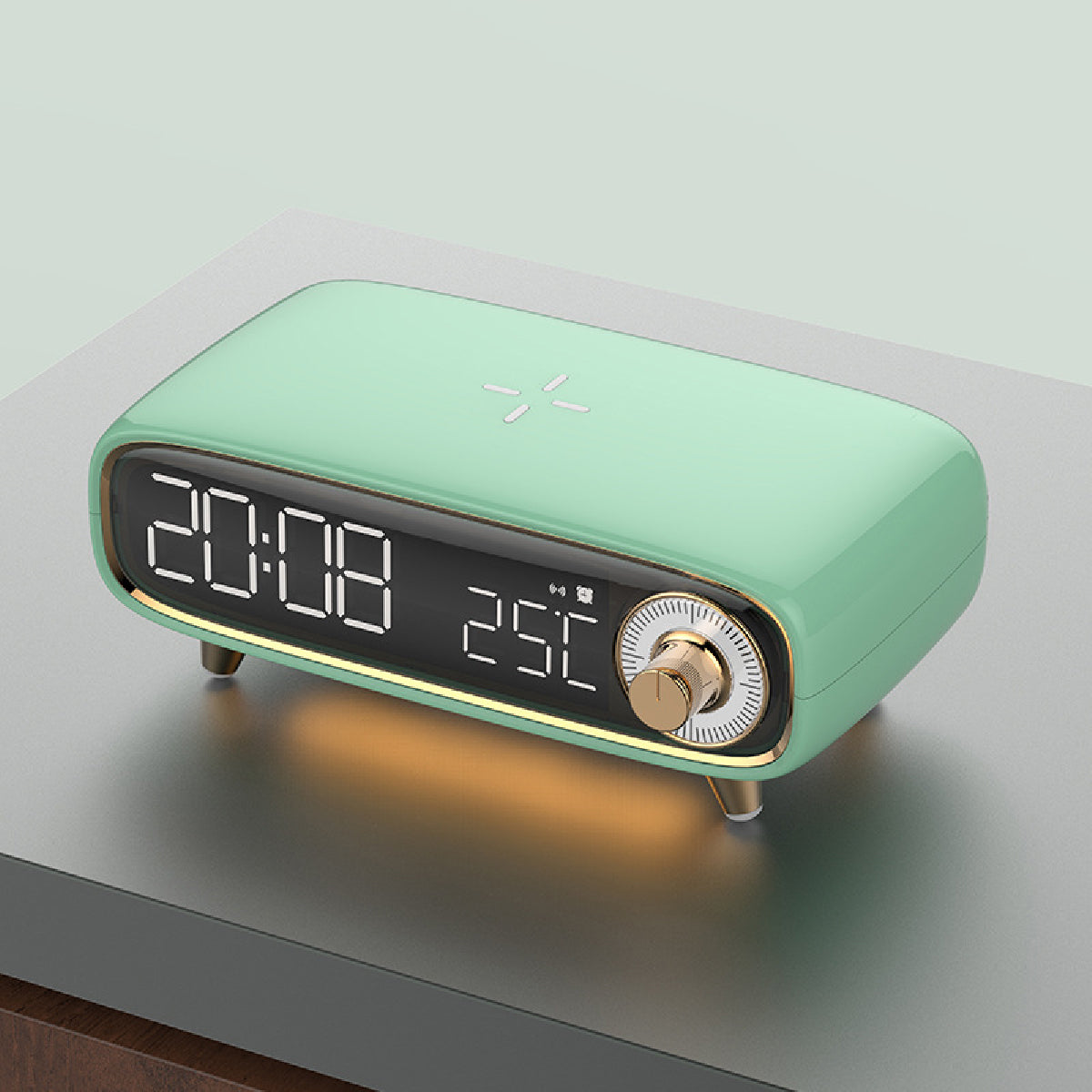DREAMCLOX | 五合一無線充電藍牙音箱 溫度時鐘 小夜燈 (四色選擇)
