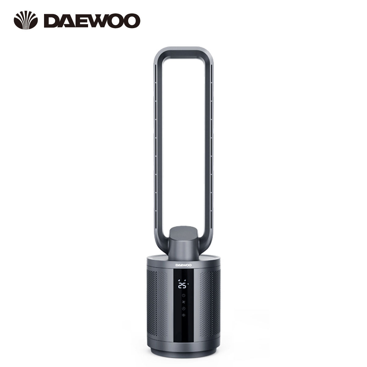 DAEWOO F9 MAX 負離子空氣淨化無葉風扇 - 灰色