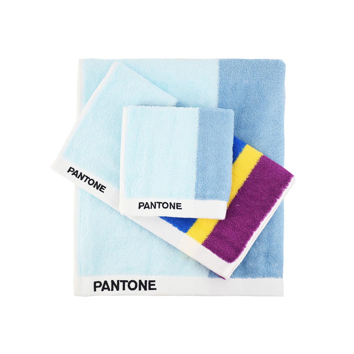 PANTONE 100% 優質純棉印花 3合1 毛巾套裝 GB04T