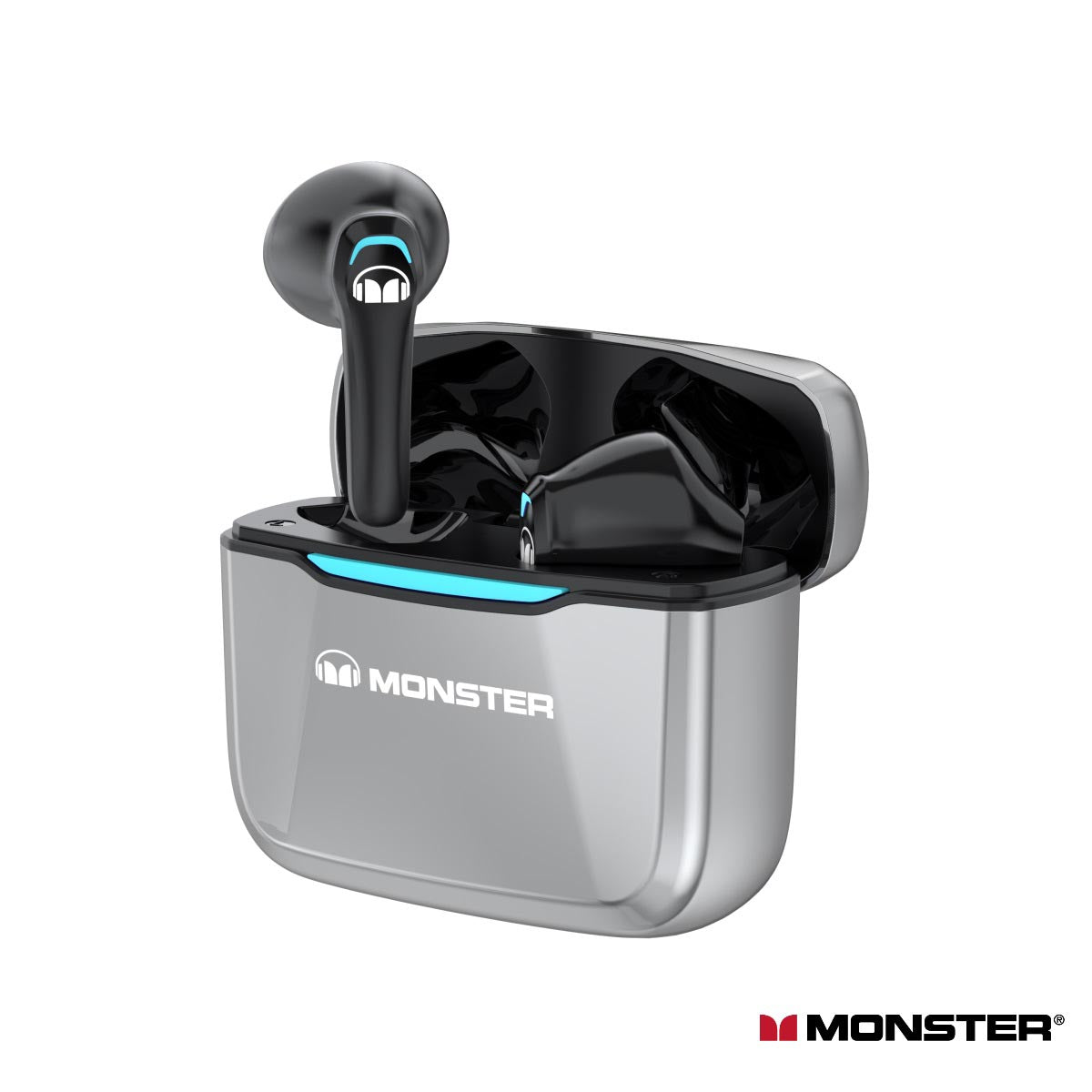 MONSTER Airmars GT11 電競真無線耳機(黑/銀)