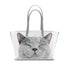 Papery Bag Animal（Grey Cat）手袋