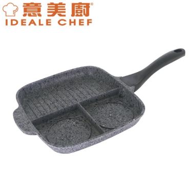 意美廚 - 25.5cm 三合一 單柄易潔煎鍋 IC16725F