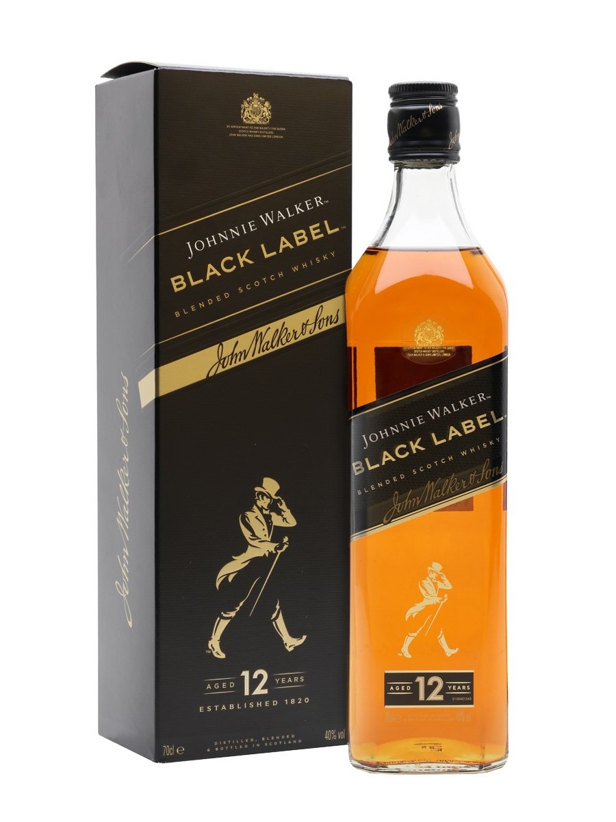 尊尼獲加 黑牌12年威士忌 700ml (禮盒裝)