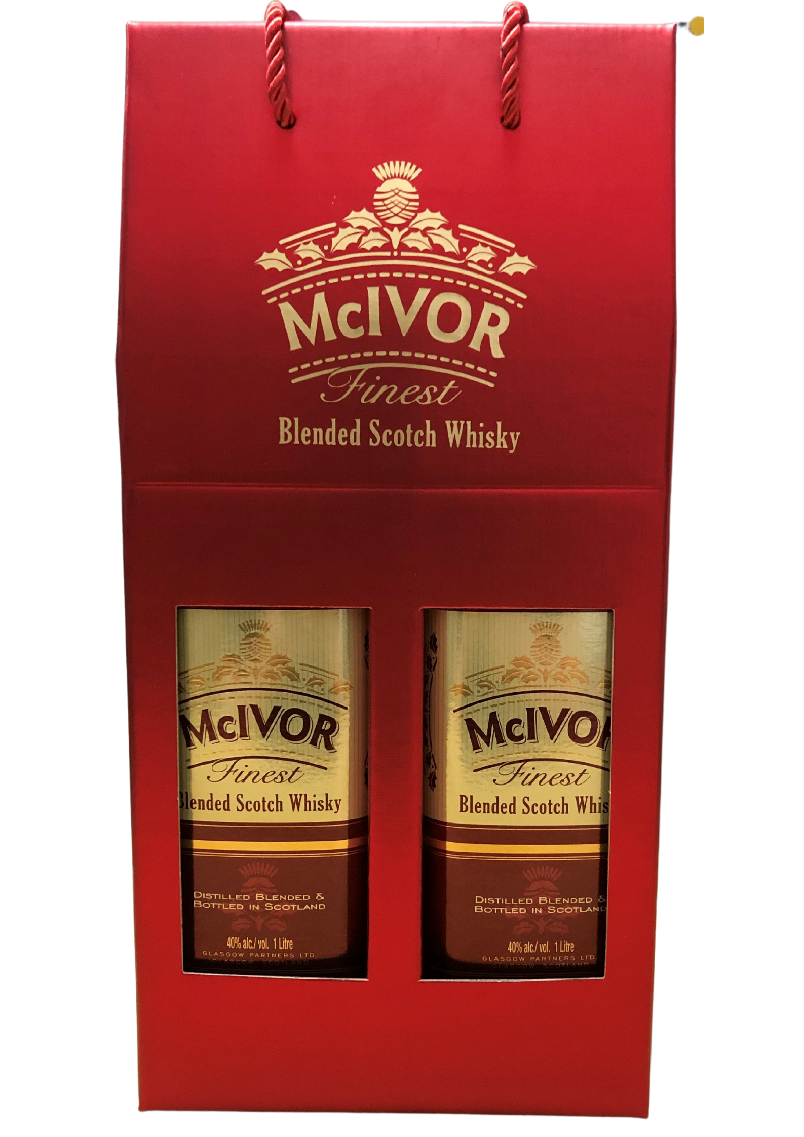 麥皇蘇格蘭紅貼威士忌 雙瓶禮盒裝 (1000ml x 2)